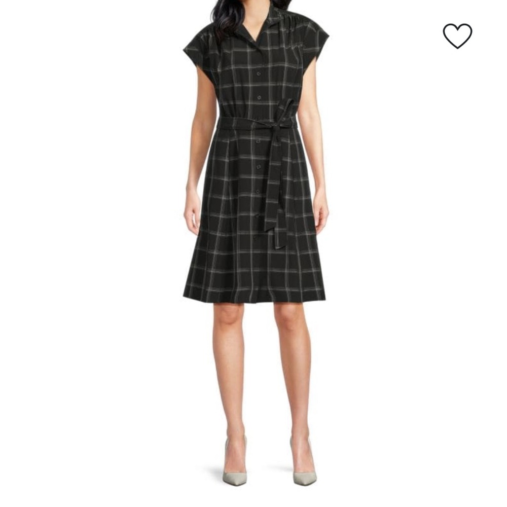 Calvin Klein Windowpane Women's Dress